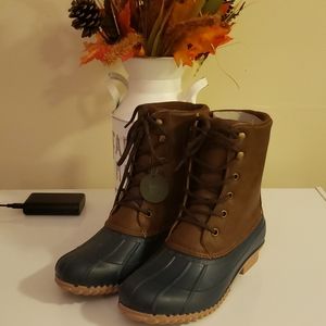 London Fog duck boots